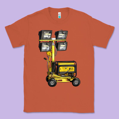 Towable Light Towers Classic Tee Designed By Lillyallendesigns