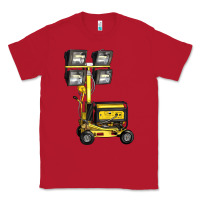 Red Towable Light Towers Classic Tee - LillyAllenDesigns
