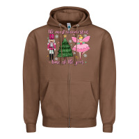Chestnut the most wonderful time of the year Zipper Hoodie - MaliasSmallBusiness