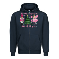 Navy the most wonderful time of the year Zipper Hoodie - MaliasSmallBusiness