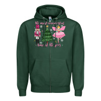 Sports Green the most wonderful time of the year Zipper Hoodie - MaliasSmallBusiness