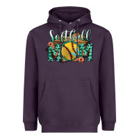 Plum Softball Mom Heavyweight Hoodie - Bettercallsaul