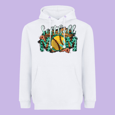 Softball Mom Heavyweight Hoodie Designed By Bettercallsaul