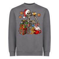 Storm christmas skeleton coffee Heavyweight Sweatshirt - Jasminsmagicworld