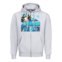 Heather Grey I'm freakin freezin Zipper Hoodie - MaliasSmallBusiness