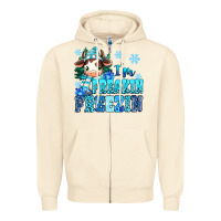 Sandshell I'm freakin freezin Zipper Hoodie - MaliasSmallBusiness