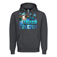 Smoke I'm freakin freezin Zipper Hoodie - MaliasSmallBusiness