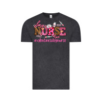Vintage Black nurse with valentines day element Vintage Tee - AdoDesignShop