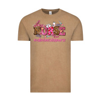 Vintage Coffee nurse with valentines day element Vintage Tee - AdoDesignShop