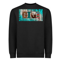 Black western turquoise gigi license plate Heavyweight Sweatshirt - BarkalooDesign