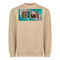 Mushroom western turquoise gigi license plate Heavyweight Sweatshirt - BarkalooDesign