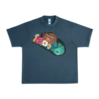 Midnight Navy cowboy hat Urban Heavy Tee - AdoDesignShop