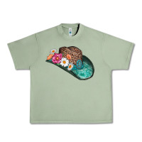 Oil Green cowboy hat Urban Heavy Tee - AdoDesignShop