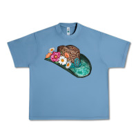 Pebble Blue cowboy hat Urban Heavy Tee - AdoDesignShop