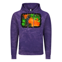 Cloud Purple halloween mystic symbol background Vintage Hoodie - BundleAndBundleShop