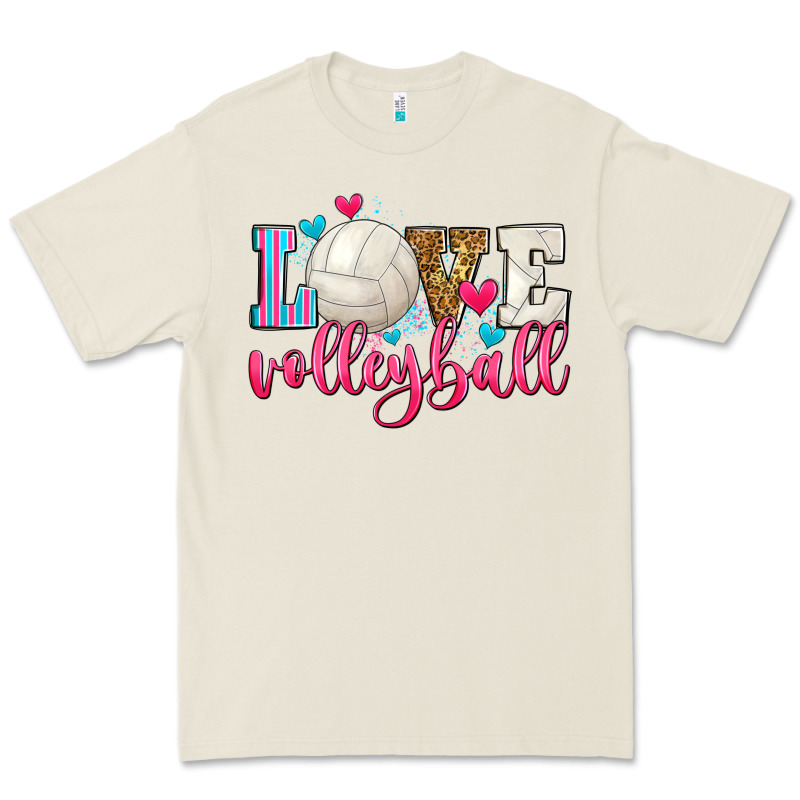 Love Volleyball Premium Tee by Zillion Design Studio | Teevron