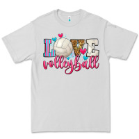 Dove Grey love volleyball Premium Tee - Zillion Design Studio