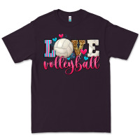 Plum love volleyball Premium Tee - Zillion Design Studio