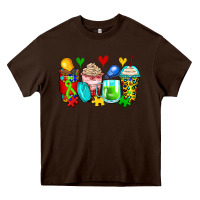 Chocolate Brown autism coffee cups Heavy Core Tee - Zillion Design Studio