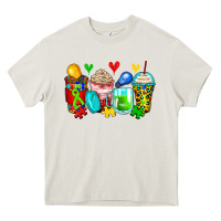 Cream autism coffee cups Heavy Core Tee - Zillion Design Studio
