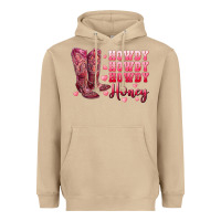 Howdy Howdy Howdy Honey With Cowgirl Boots Heavyweight Hoodie | Teevron