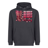 Smoke howdy howdy howdy honey with cowgirl boots Heavyweight Hoodie - RanaPortraitStore