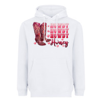White howdy howdy howdy honey with cowgirl boots Heavyweight Hoodie - RanaPortraitStore