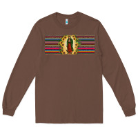 Chestnut lady of Guadalupe  sunflower Long Sleeve Tee - JahusDesignShop