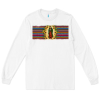 White lady of Guadalupe  sunflower Long Sleeve Tee - JahusDesignShop