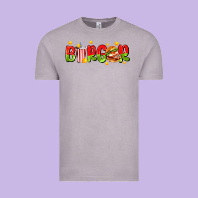Burger With Coke And Stars Vintage Tee Designed By Adodesignshop