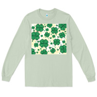 Matcha st patrick clover Long Sleeve Tee - MaliasSmallBusiness
