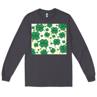 Smoke st patrick clover Long Sleeve Tee - MaliasSmallBusiness
