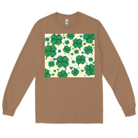Toasted Coconut st patrick clover Long Sleeve Tee - MaliasSmallBusiness
