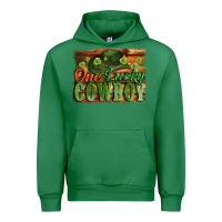 Emerald One lucky Cowboy St. Patrick's Day Urban Hoodie - CowGirlArtShop