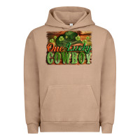 Pigment Burro One lucky Cowboy St. Patrick's Day Urban Hoodie - CowGirlArtShop