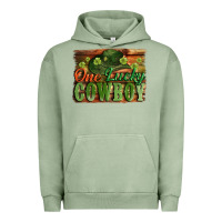 Pigment Oil Green One lucky Cowboy St. Patrick's Day Urban Hoodie - CowGirlArtShop