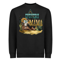 Black country mama Heavyweight Sweatshirt - NancyCooperArtShop