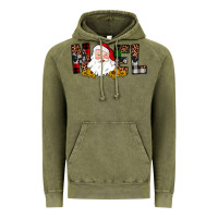 Vintage Olive santa noel Vintage Hoodie - JahusDesignShop