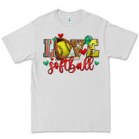 Dove Grey love softball Premium Tee - Zillion Design Studio