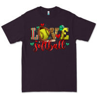 Plum love softball Premium Tee - Zillion Design Studio