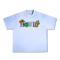 Grape Ice howdy with cowboy hat and cactus Urban Heavy Tee - Artiststas