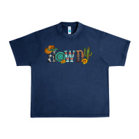 Howdy With Cowboy Hat And Cactus Urban Heavy Tee | Teevron