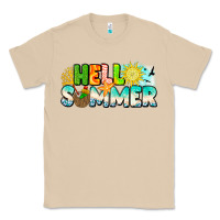 Mushroom Hello Summer Classic Tee - CowhideDigitalArt