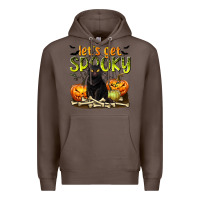 Coffee Let's Get Spooky Premium Hoodie - texasbilliewilder