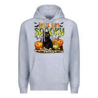 Heather Grey Let's Get Spooky Premium Hoodie - texasbilliewilder