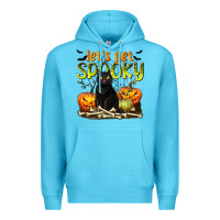 Ocean Blue Let's Get Spooky Premium Hoodie - texasbilliewilder