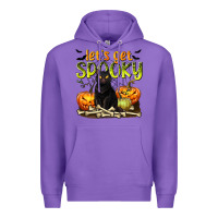 Purple Let's Get Spooky Premium Hoodie - texasbilliewilder