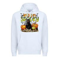 White Let's Get Spooky Premium Hoodie - texasbilliewilder