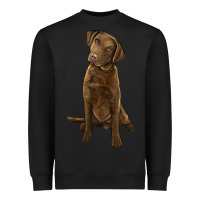 Black chesapeake bay retriever Heavyweight Sweatshirt - LillyAllenDesigns