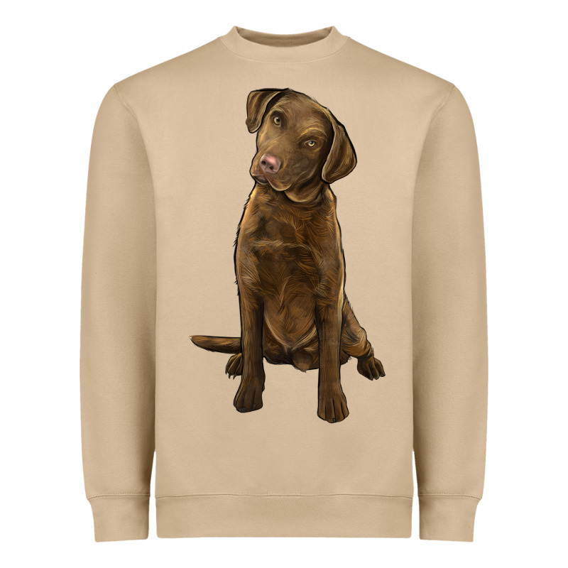 Chesapeake Bay Retriever Heavyweight Sweatshirt by LillyAllenDesigns | Teevron